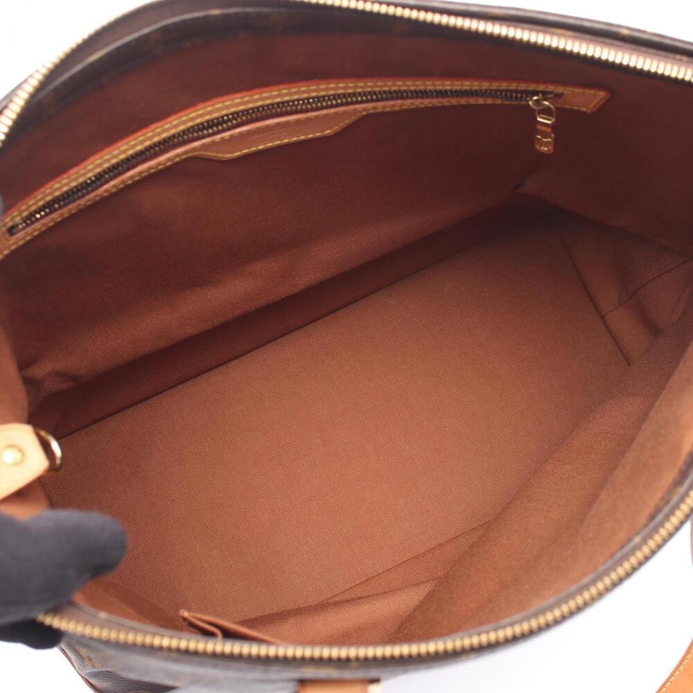 LOUIS VUITTON Brown Monogram Leather Tote Bag - Picture 3 of 11